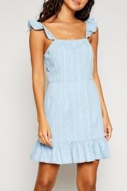  Strap Ruffle Dress
