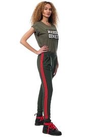  Pants Red Stripe