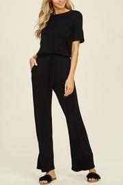  Black Knit Jumpsuit