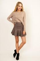  Frill Grey Skirt