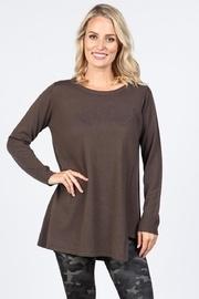  Camo Sweater Tunic