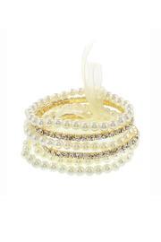  Pearl Ribbon Bracelet Set