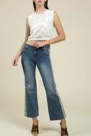  Lace Tie-back Crop