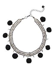  Pom Beaded Choker