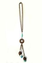  Wood Tassel Necklace