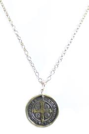  Large St. Benedict Necklace - 16.5 Inch Chain