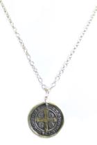  Large St. Benedict Necklace - 16.5 Inch Chain