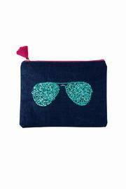  Navy Sunglasses Case