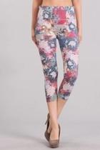  Dancing Peonies Leggings