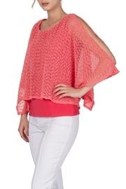  Coral Mesh Top