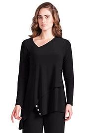  Asymmetrical Button Tunic