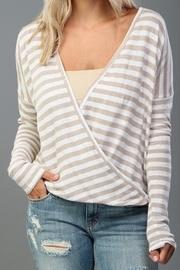  Striped Suplice Top