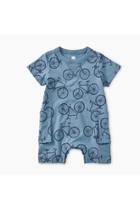  Bicycle Print Romper