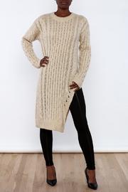  Long Sweater With Slit