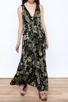  Floral Paisley Maxi Dress