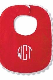  Monogrammed Corduroy Bib