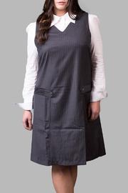  Pinstripe Jumper Grey