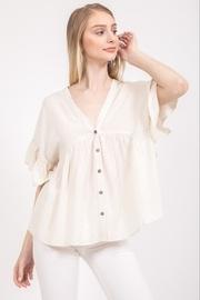  Button Down Loose Blouse