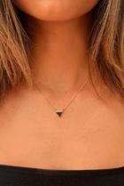  Black Triangle Necklace