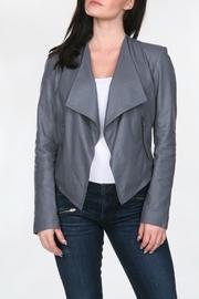 Drape Leather Jacket