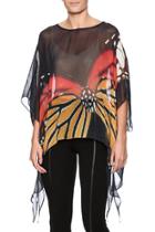  Monarch Silk Poncho