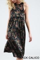  Black Calico Dress