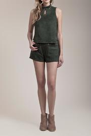  Suede Studded Tank