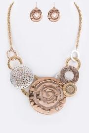  Disks & Hoops Necklace-set