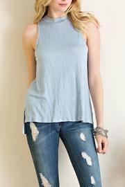  Mock-neck Top