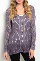  Purple Sweater