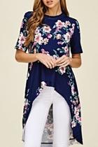  Floral Duster Tunic