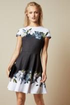  Opal Printed Skater Dress