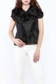  Silky Cap Sleeve Blouse