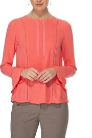 Coral Embroidery Blouse