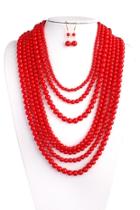  Necklace-earring Set
