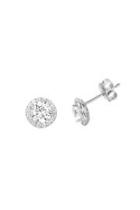  Solitaire Pave Studs