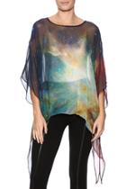  Nebula Silk Poncho