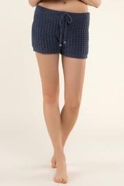  Textured Fleece Lounge-shorts