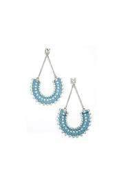  Turquoise Crescent Earrings