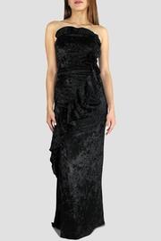  Ruffle Velvet Dress