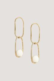  Large Linked Sawa Drop Earrings