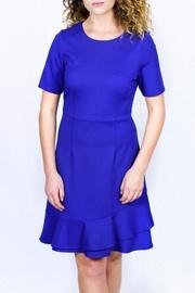  Flounced Hem Dress