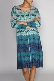  Teal Star Tunic Dress
