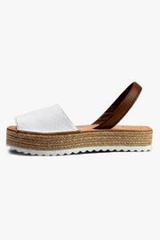 Classic White Espadrille Sandal