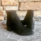  Sleek Suede Zip Bootie