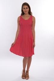  Fuschia Linen Dress