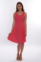  Fuschia Linen Dress