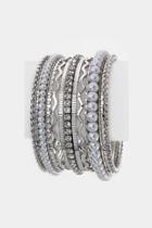  Silver Pearl Bracelets