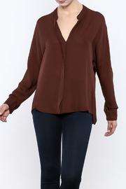  Silk Back Pleat Blouse
