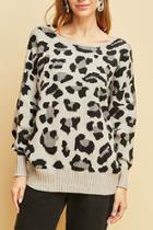  Leopard Love Sweater